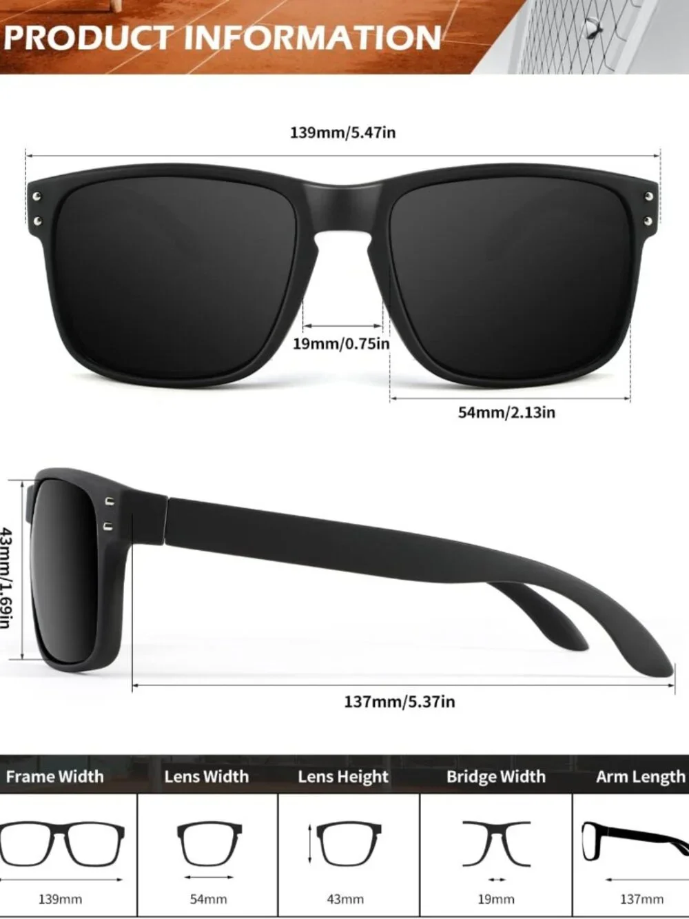 Vintage Polarized Sunglasses for Men & Women | UV Protection for Fishing